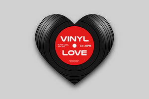 Vinyl heart shape in vector format 